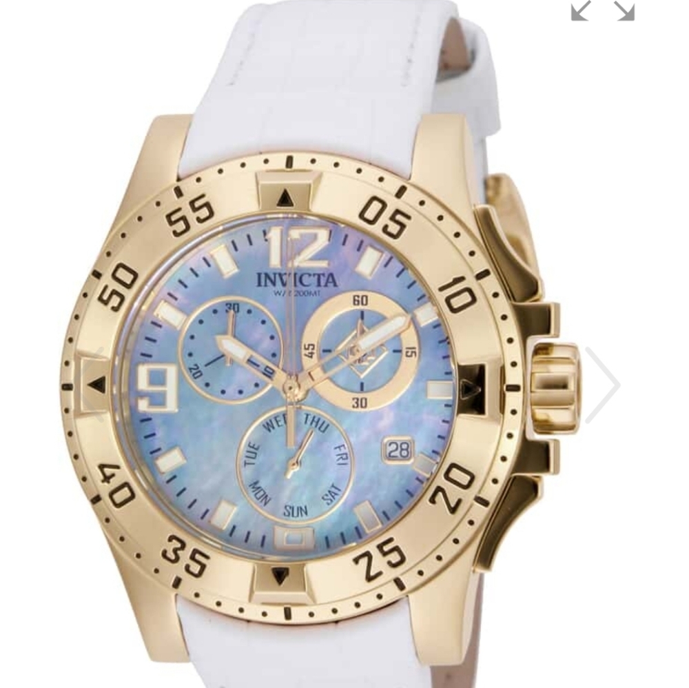 Invicta Chronograph Platinum Dial watch